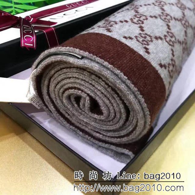 GUCCI古馳經典爆款 歐洲走秀款羊毛圍巾 男女同款 LLWJ6795